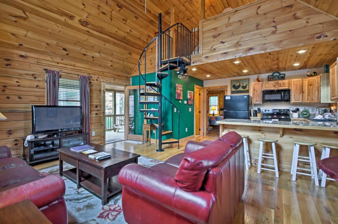 Bryson City Vacation Rental With Hot Tub And Fire Pit! Eksteriør bilde