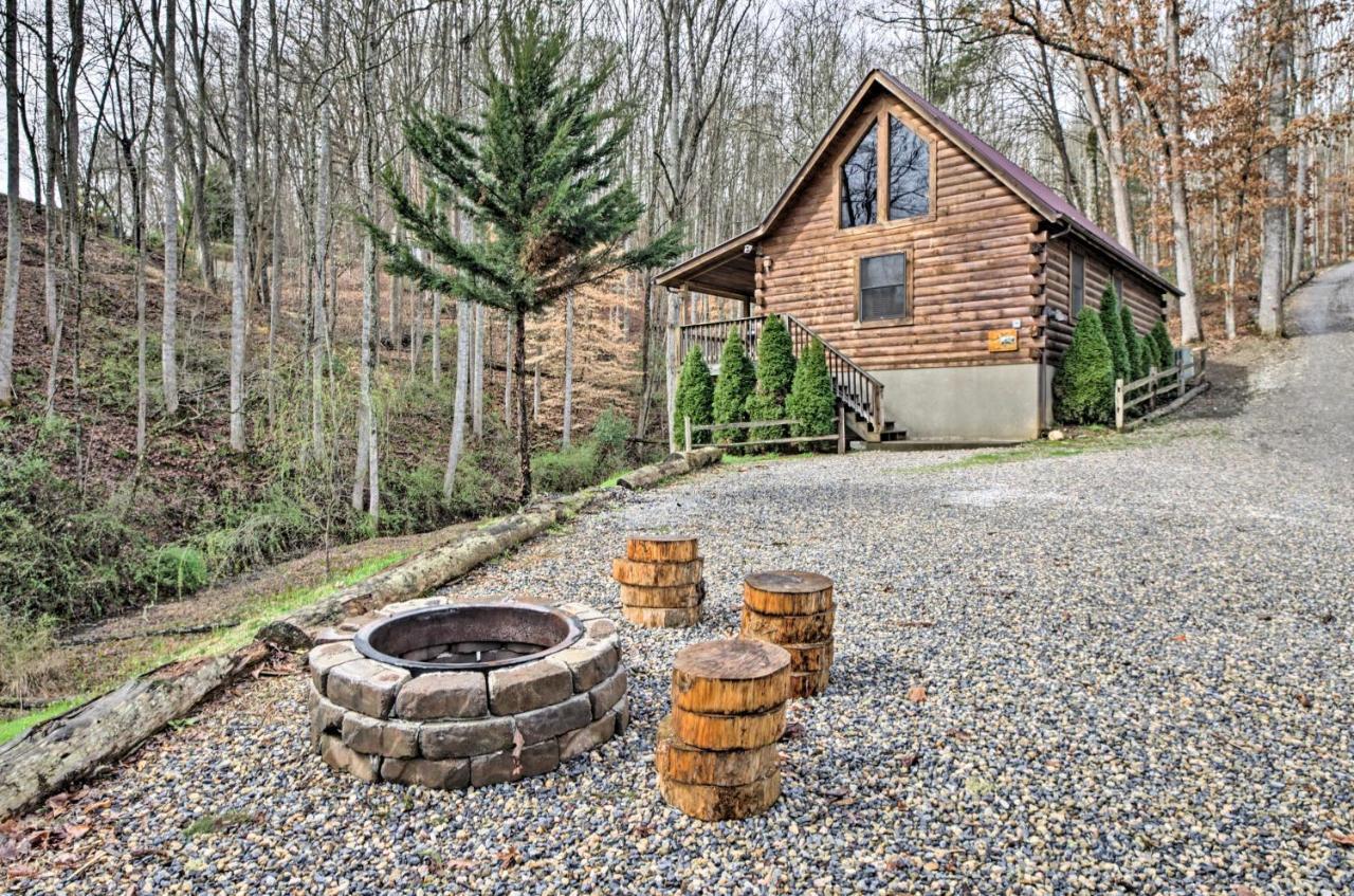Bryson City Vacation Rental With Hot Tub And Fire Pit! Eksteriør bilde